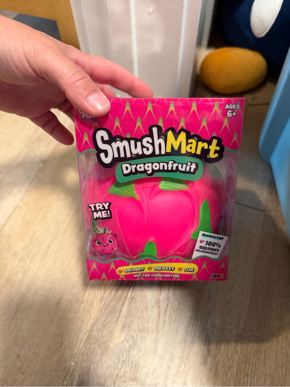 Smushmart dragonfruit squishy NWT